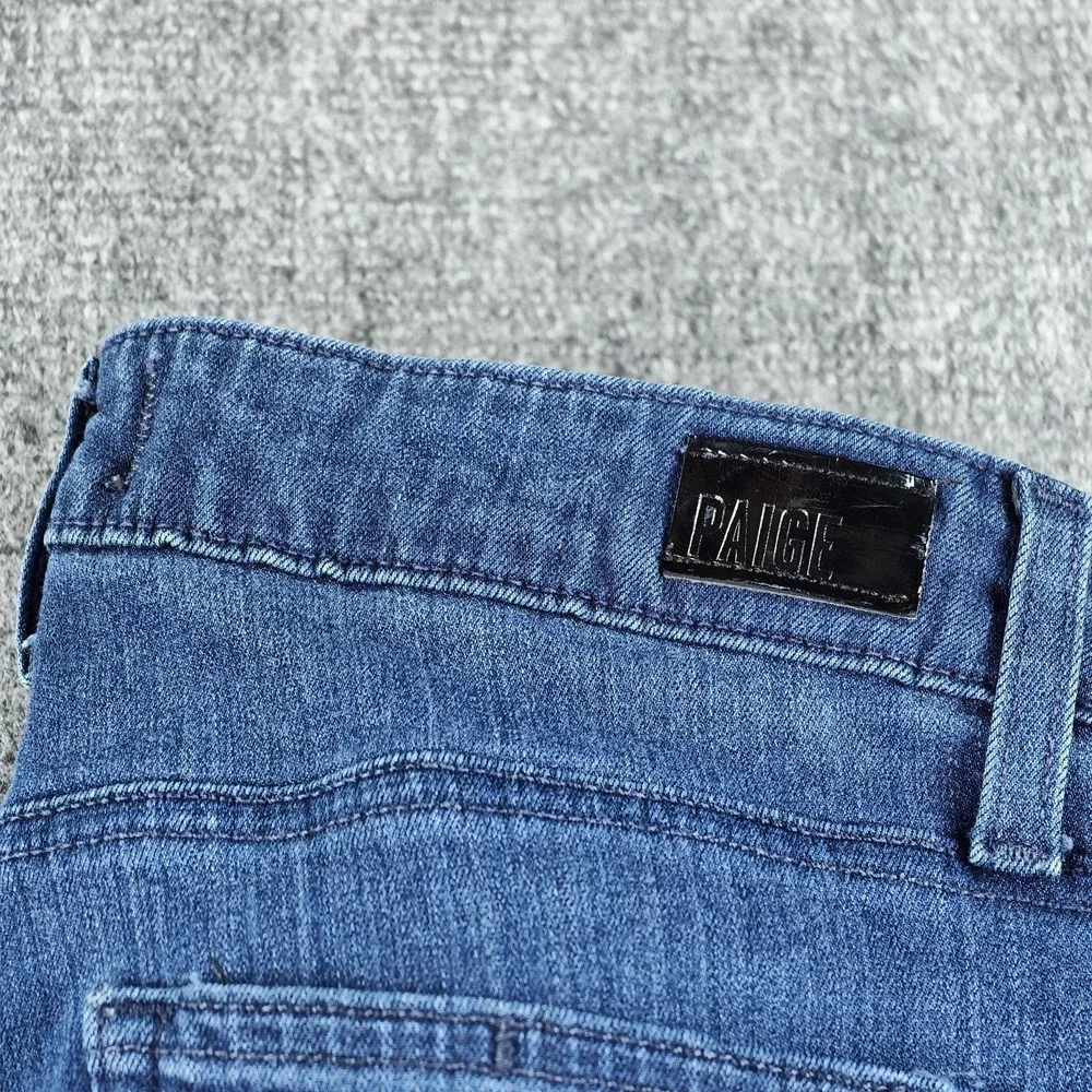 Paige Jeans Women's 28 Hoxton Ankle 28x26 Dark Wash‎ Mid Rise Rayon Stretch